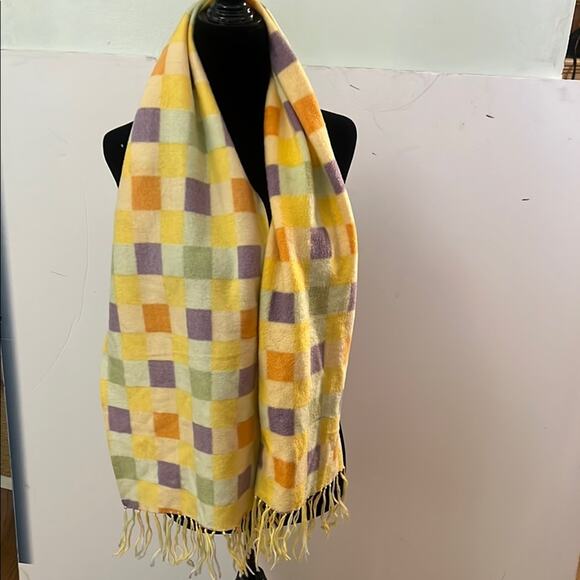 CASHMERE SCARF MADE IN‎ ENGLAND - Picture 1 of 5